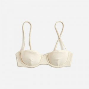 Natural J.Crew Balconette underwire bikini top | J.Crew Factory | CLMSD2136