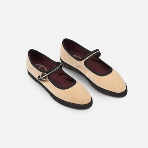 Natural J.Crew Flabelus Antonia Mary Janes | J.Crew Factory | DCKTE2079