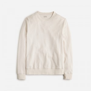 Natural J.Crew Long-sleeve textured sweater-tee | J.Crew Factory | IBQNL9754