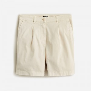 Natural J.Crew Pleated capeside chino short | J.Crew Factory | LTNXR6935