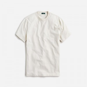 Natural J.Crew Relaxed premium-weight cotton no-pocket T-shirt | J.Crew Factory | UVGPT8237