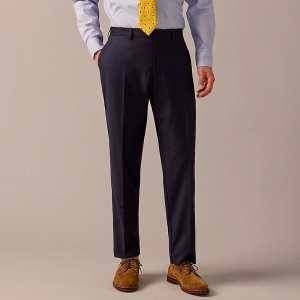 Navy Chalkstripe J.Crew Crosby Classic-fit suit pant in Italian wool | J.Crew Factory | MVARX0958