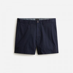 Navy J.Crew 5" stretch chino short | J.Crew Factory | CZYBA2396