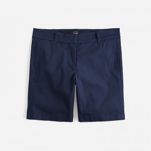 Navy J.Crew 7" stretch chino short | J.Crew Factory | VIFPM7384