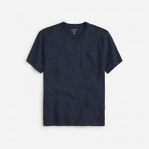 Navy J.Crew Broken-in pocket T-shirt | J.Crew Factory | NUOVD8506