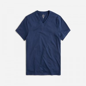 Navy J.Crew Broken-in short-sleeve V-neck T-shirt | J.Crew Factory | QDPHC8259