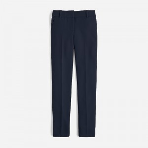 Navy J.Crew Cameron slim cropped pant in four-season stretch | J.Crew Factory | HEVKY2903