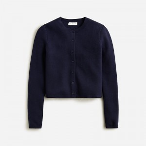 Navy J.Crew Cardigan sweater in TENCEL™-lyocell | J.Crew Factory | EDTFA5432