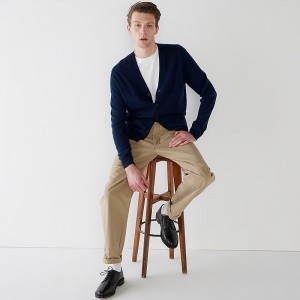 Navy J.Crew Cashmere V-neck cardigan sweater | J.Crew Factory | DTXEQ6317