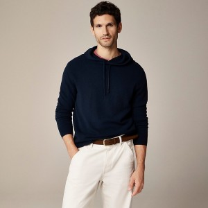 Navy J.Crew Cashmere hoodie | J.Crew Factory | FJZVC8140