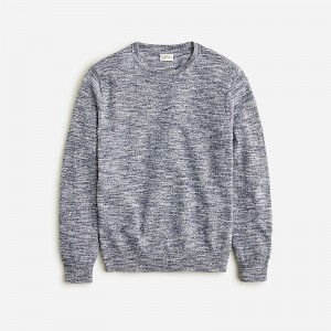 Navy J.Crew Cotton-blend crewneck sweater | J.Crew Factory | JYARN5678