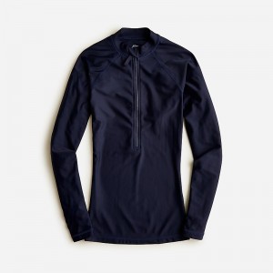 Navy J.Crew Long-sleeve rash guard | J.Crew Factory | JRKNY1963