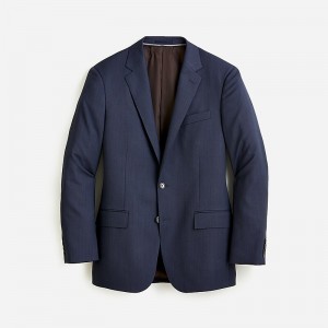 Navy J.Crew Ludlow Slim-fit suit jacket in Italian stretch worsted wool | J.Crew Factory | FTRPW3685