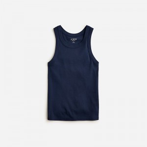 Navy J.Crew Perfect-fit high-neck tank | J.Crew Factory | NLWFI4086