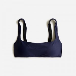 Navy J.Crew Squareneck bikini top | J.Crew Factory | WASJF6510