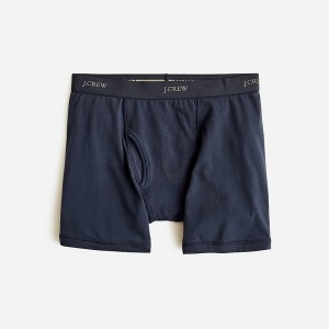 Navy J.Crew Stretch 4" boxer briefs | J.Crew Factory | IZBGM4639