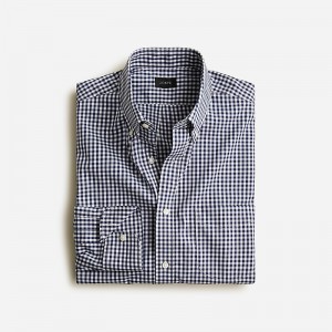 Oasis Authentic Navy Wh J.Crew Bowery wrinkle-free dress shirt with button-down collar | J.Crew Factory | GBAXD6982