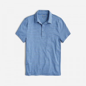 Ocean White J.Crew Performance polo shirt with COOLMAX® | J.Crew Factory | AVRLB7465