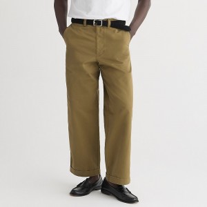 Olive Fog J.Crew Giant-fit chino pant | J.Crew Factory | GNKER2036