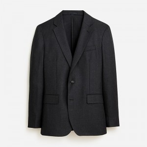 Onyx J.Crew Ludlow Slim-fit blazer in English cotton-wool blend | J.Crew Factory | ZSPUL3417