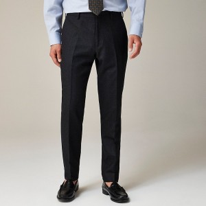 Onyx J.Crew Ludlow Slim-fit suit pant in English cotton-wool blend | J.Crew Factory | LEBIP8470