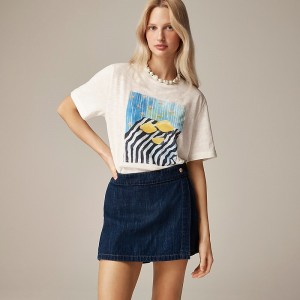 Painted Lemons Stripes J.Crew Relaxed-fit "Lemons"graphic T-shirt | J.Crew Factory | RQPLF7054