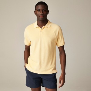 Pale Banana J.Crew Terry cloth polo shirt | J.Crew Factory | NOVLS8932