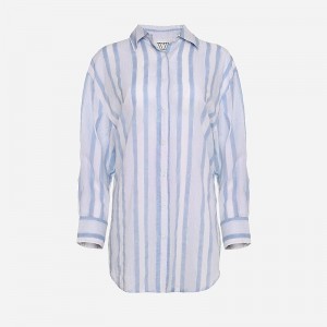 Pale Blue J.Crew SZ Blockprints™ oversized button-down | J.Crew Factory | XHKJQ1374