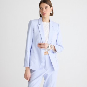 Peri Breeze J.Crew Helena blazer in stretch linen blend | J.Crew Factory | UYRNC7391