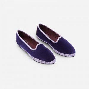 Purple J.Crew Flabelus Agatha slippers | J.Crew Factory | POUVN3619