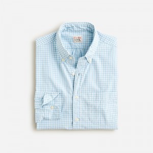 Quincy Light Blue White J.Crew Secret Wash cotton poplin shirt | J.Crew Factory | TPSUQ6780