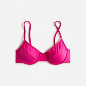 Radiant Fuchsia J.Crew 1993 underwire bikini top | J.Crew Factory | NXSTG0349