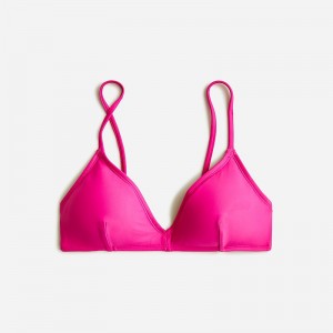 Radiant Fuchsia J.Crew French bikini top | J.Crew Factory | XRNDP4617