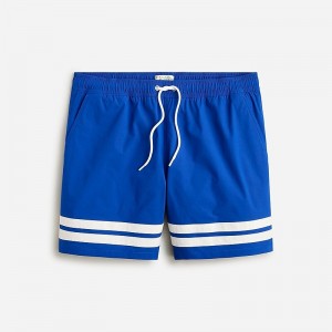 Regal Blue J.Crew 6" stretch swim trunk with ECONYL® nylon | J.Crew Factory | MBERG6382