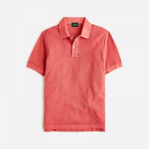 Retro Pink Multi J.Crew Washed piqué polo shirt | J.Crew Factory | GSOCH6792