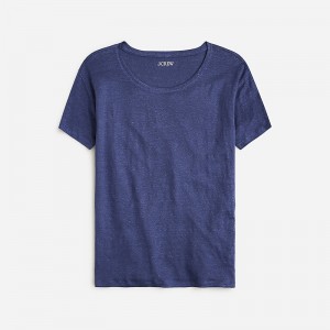 Royal Navy J.Crew Relaxed linen T-shirt | J.Crew Factory | QFJHA7283