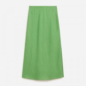 Rustic Willow J.Crew Gwyneth slip skirt in striped linen | J.Crew Factory | GNAQF8306