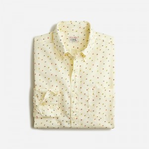 Small Ditsy Ivory Multi J.Crew Secret Wash cotton poplin shirt | J.Crew Factory | AYOSW2317