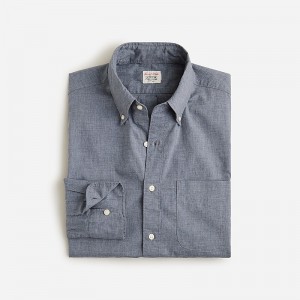 Smoky Slate J.Crew Secret Wash cotton poplin shirt | J.Crew Factory | UIHFJ2015