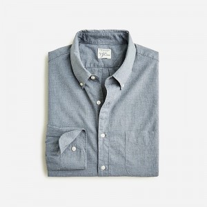 Smoky Slate J.Crew Secret Wash organic cotton poplin shirt | J.Crew Factory | YELRT6910