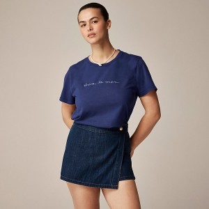 Sous La Mer J.Crew Classic-fit "Sous la mer" graphic T-shirt | J.Crew Factory | SVDGQ2709