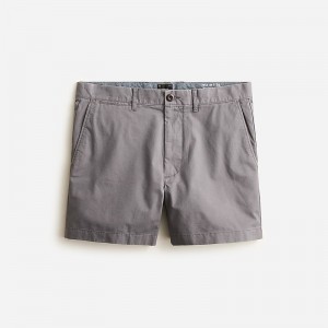 Spokane Grey J.Crew 5" stretch chino short | J.Crew Factory | GOZWE4127