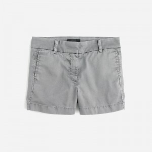 Storm Grey J.Crew 4" stretch chino short | J.Crew Factory | KJFSC8061