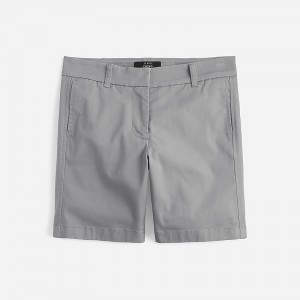 Storm Grey J.Crew 7" stretch chino short | J.Crew Factory | CBFQX1608