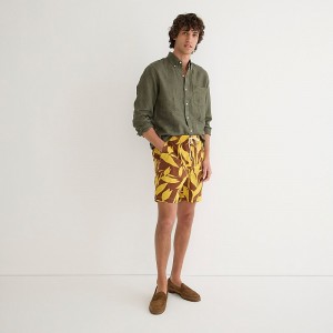 Summer Plant Yellow Bro J.Crew 6'' dock short in print | J.Crew Factory | WFDVX0851