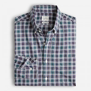 Tierney Tattersall Whi J.Crew Secret Wash cotton poplin shirt | J.Crew Factory | JHERY4372