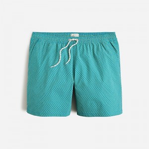 Twist Blue Yellow J.Crew 6'' stretch swim trunk with ECONYL® nylon | J.Crew Factory | PGKSL9875