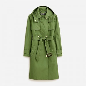 Utility Green J.Crew New Icon trench | J.Crew Factory | VUIXW5174