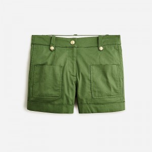 Utility Green J.Crew Patch-pocket suit short in lightweight chino | J.Crew Factory | PBGLY2176