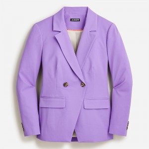 Violet Bouquet J.Crew Devon blazer in bi-stretch cotton blend | J.Crew Factory | JVFAU2450